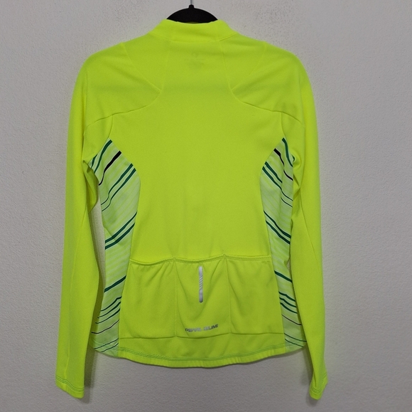 Pearl Izumi Screaming Yellow Whirl W Select Pursuit Thermal Jersey Jacket Size L - Picture 2 of 10
